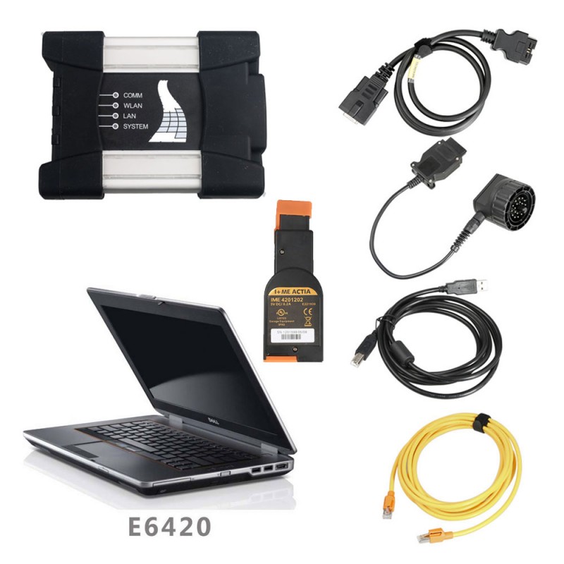 V2023.06 ICOM NEXT A + B + C for BMW Diagnsostic tool Plus DELL E6420 Laptop Preinstalled Ready to Use 