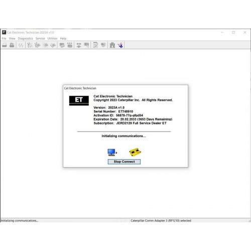 Cat Caterpillar ET 2024A 2023C 2023A 2022A 2019C 2019A Software Caterpillar Electronic Technician With 1 Time Free Activation