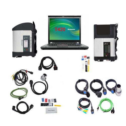 V2023.06 DOIP MB SD Connect C4/C5 Star Diagnosis Plus Lenovo T420 Laptop With Vediamo and DTS Engineering Software