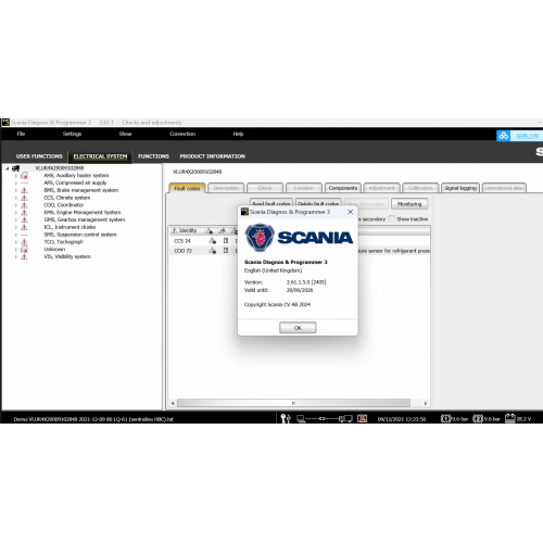 Scania SDP3 V2.62.1 Latest Software Version