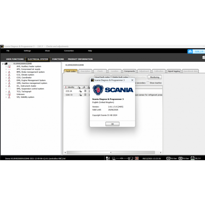 Scania SDP3 V2.62.1 Latest Software Version 