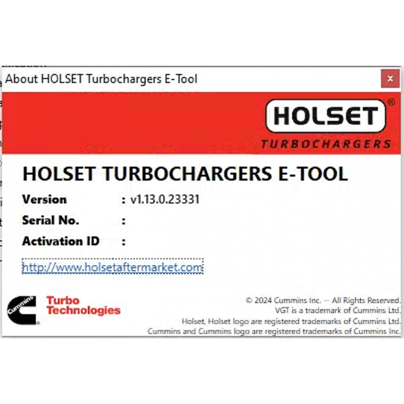 HOLSET E-Tool 1.13