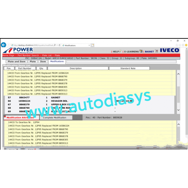 Iveco Power Trucks + Buses 09.2023 Parts Catalog 