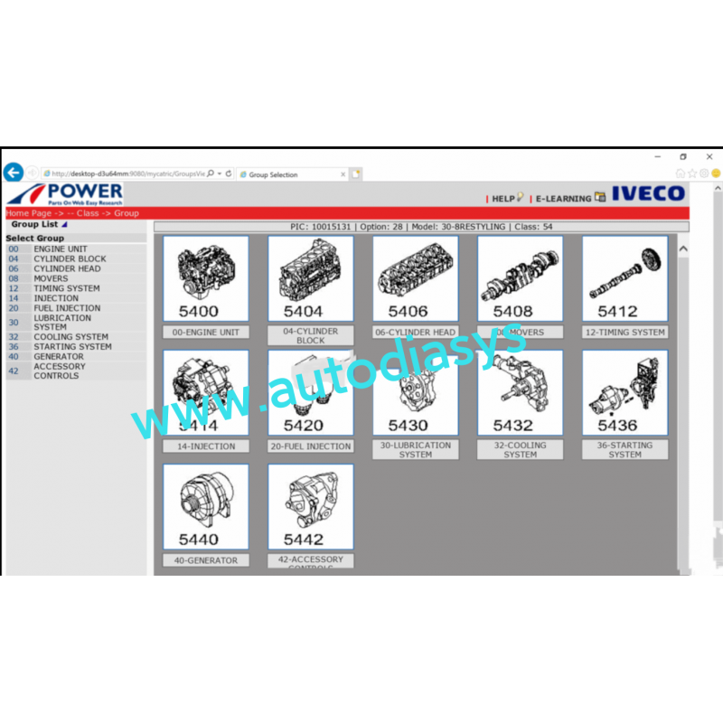 Iveco Power Trucks + Buses 09.2023 Parts Catalog 