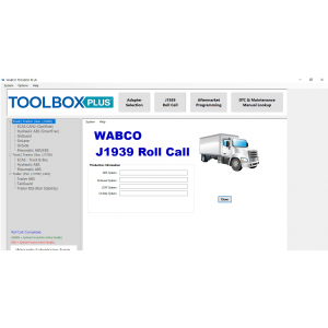 Wabco ToolBox 14.2.1 + ECAS CAN2 v3.00 Diagnostics Software 