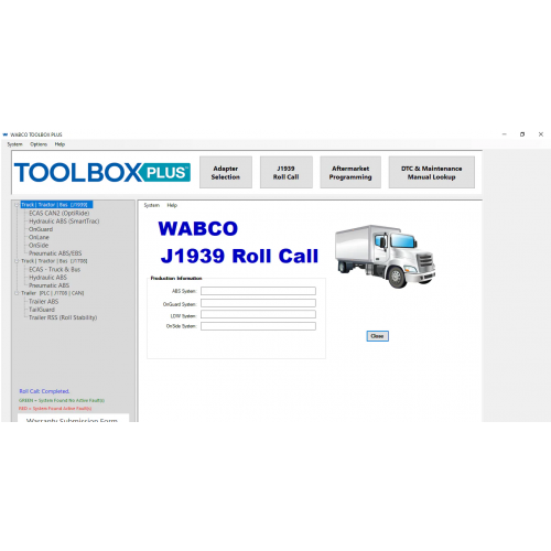 Wabco ToolBox 14.2.1 + ECAS CAN2 v3.00 Diagnostics Software