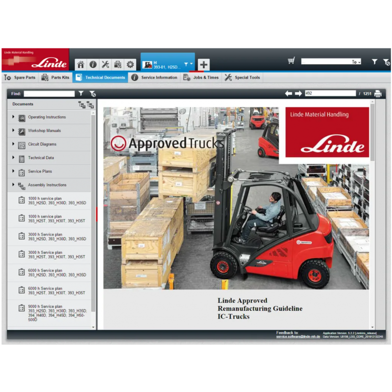 Linde Service Guide LSG v5.2.2 [2024] Parts & Service Manuals